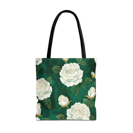 White Rose Tote Bag