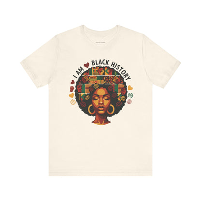 I Am Black History Afro Tee