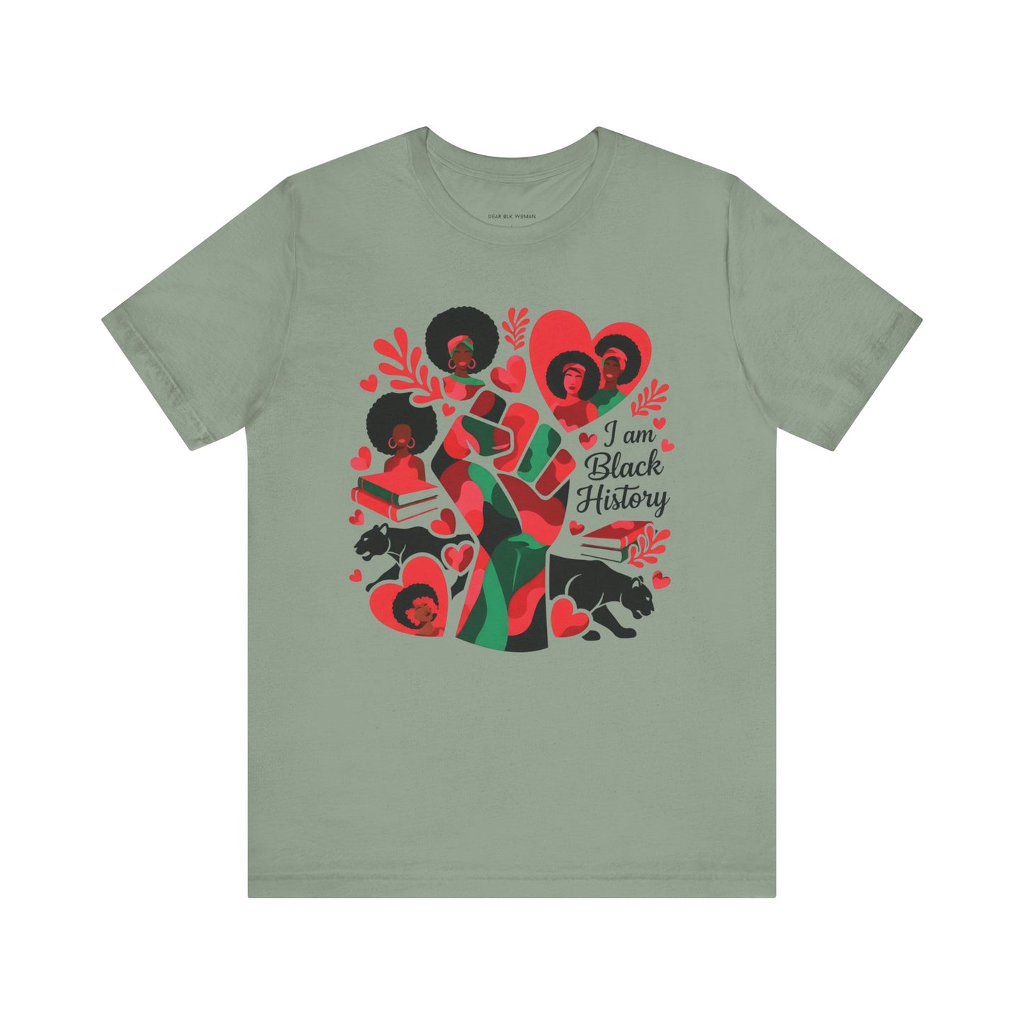 I Am Black History Fist Tee
