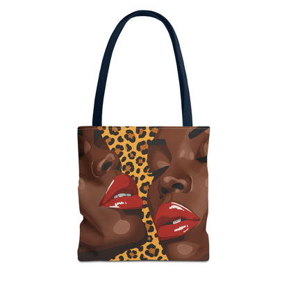 Luxe Leopard Print Tote Bag