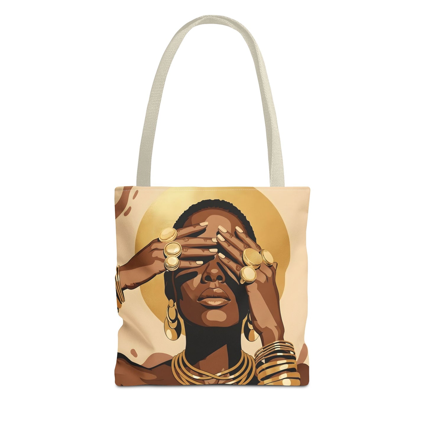 Gilded Goddess Tote Bag