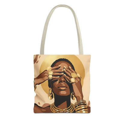 Gilded Goddess Tote Bag