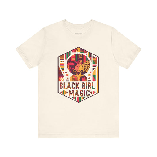 Black Girl Magic African Kente Tee