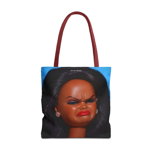 Black Barb Doll Meme Tote Bag