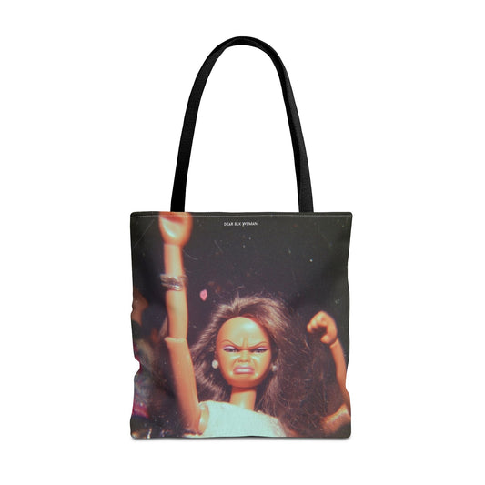 Black Barb Doll Club Meme Tote Bag