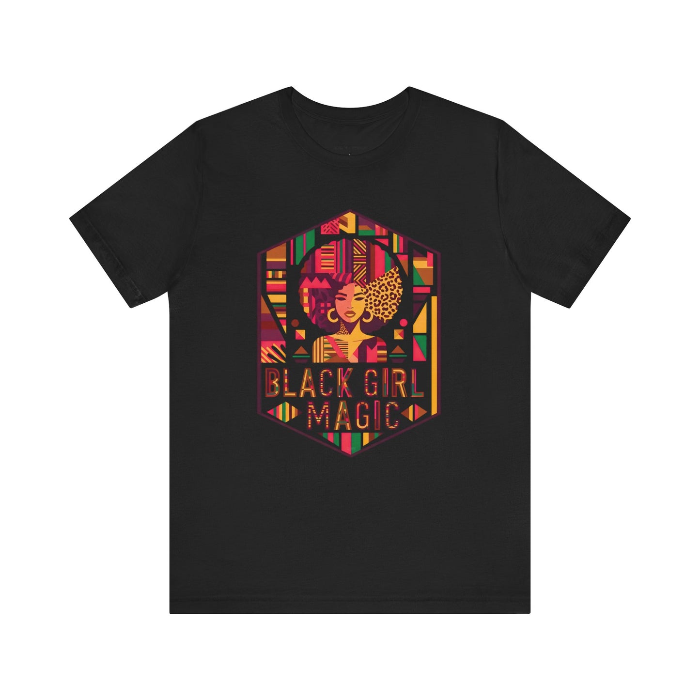 Black Girl Magic African Kente Tee