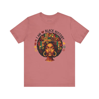 I Am Black History Afro Tee