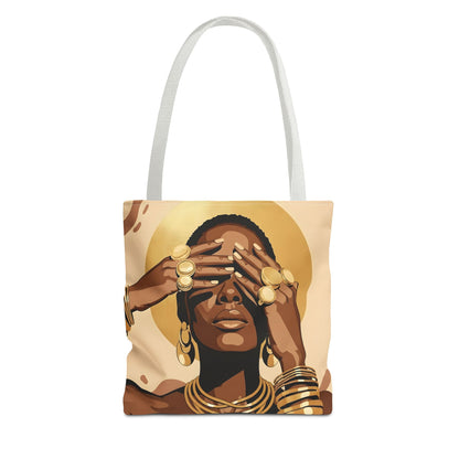 Gilded Goddess Tote Bag