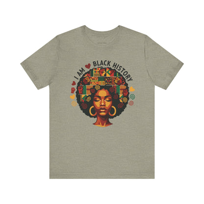 I Am Black History Afro Tee
