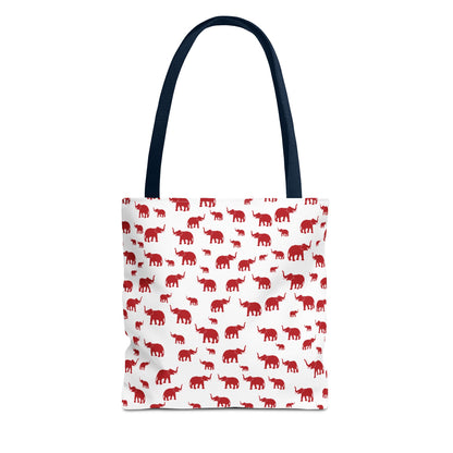 Red Elephant Tote Bag