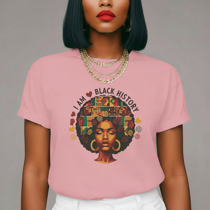 I Am Black History Afro Tee