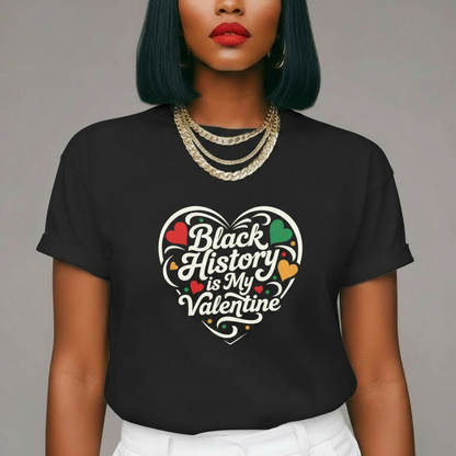 Black History is My Valentine Tee