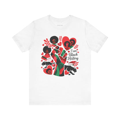 I Am Black History Fist Tee
