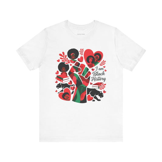 I Am Black History Fist Tee