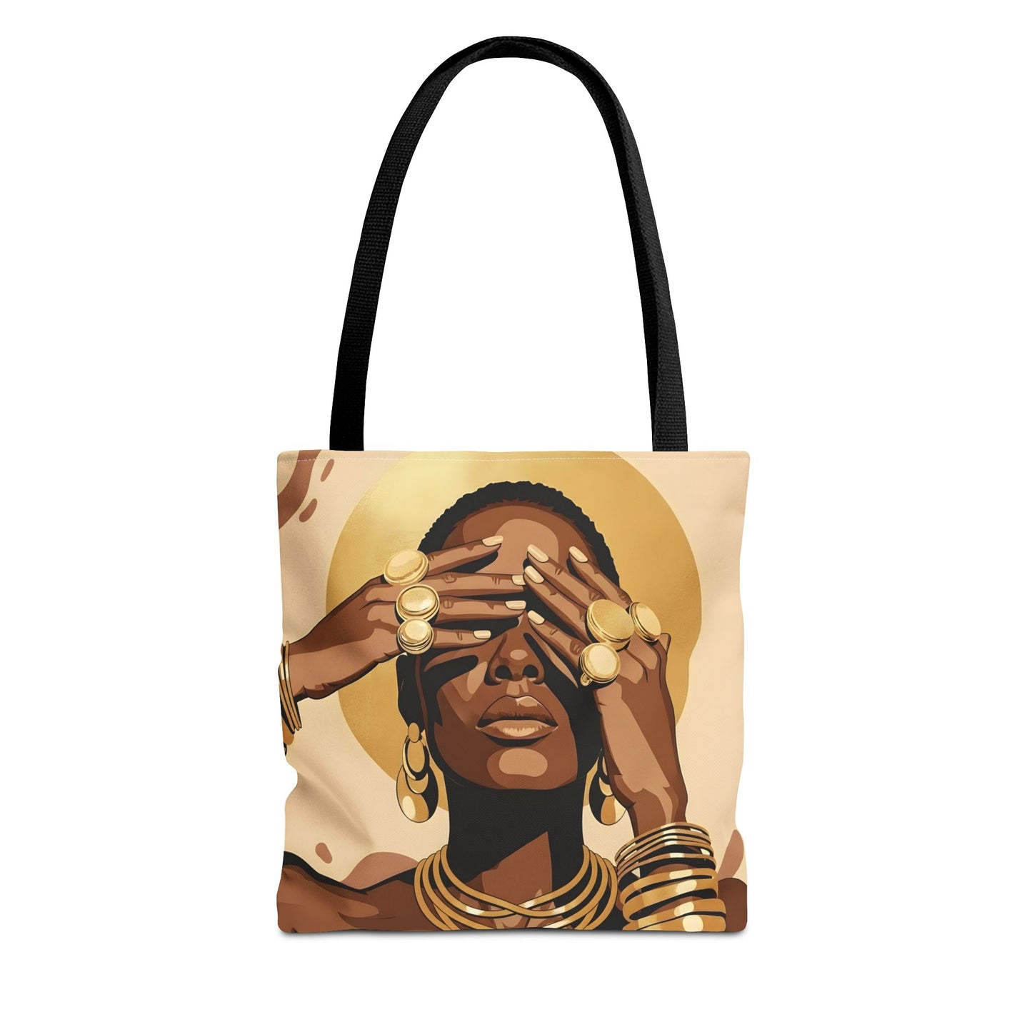 Gilded Goddess Tote Bag