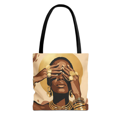 Gilded Goddess Tote Bag