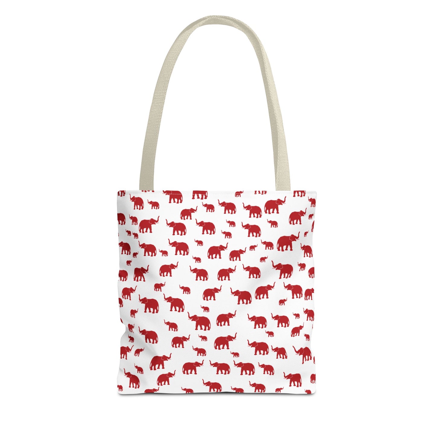 Red Elephant Tote Bag