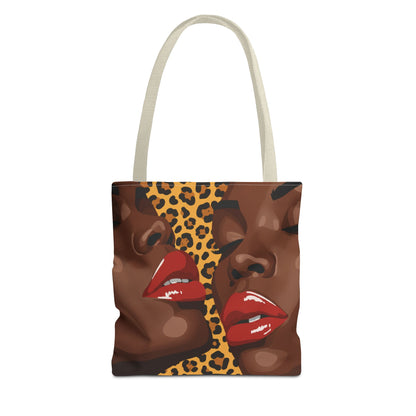 Luxe Leopard Print Tote Bag