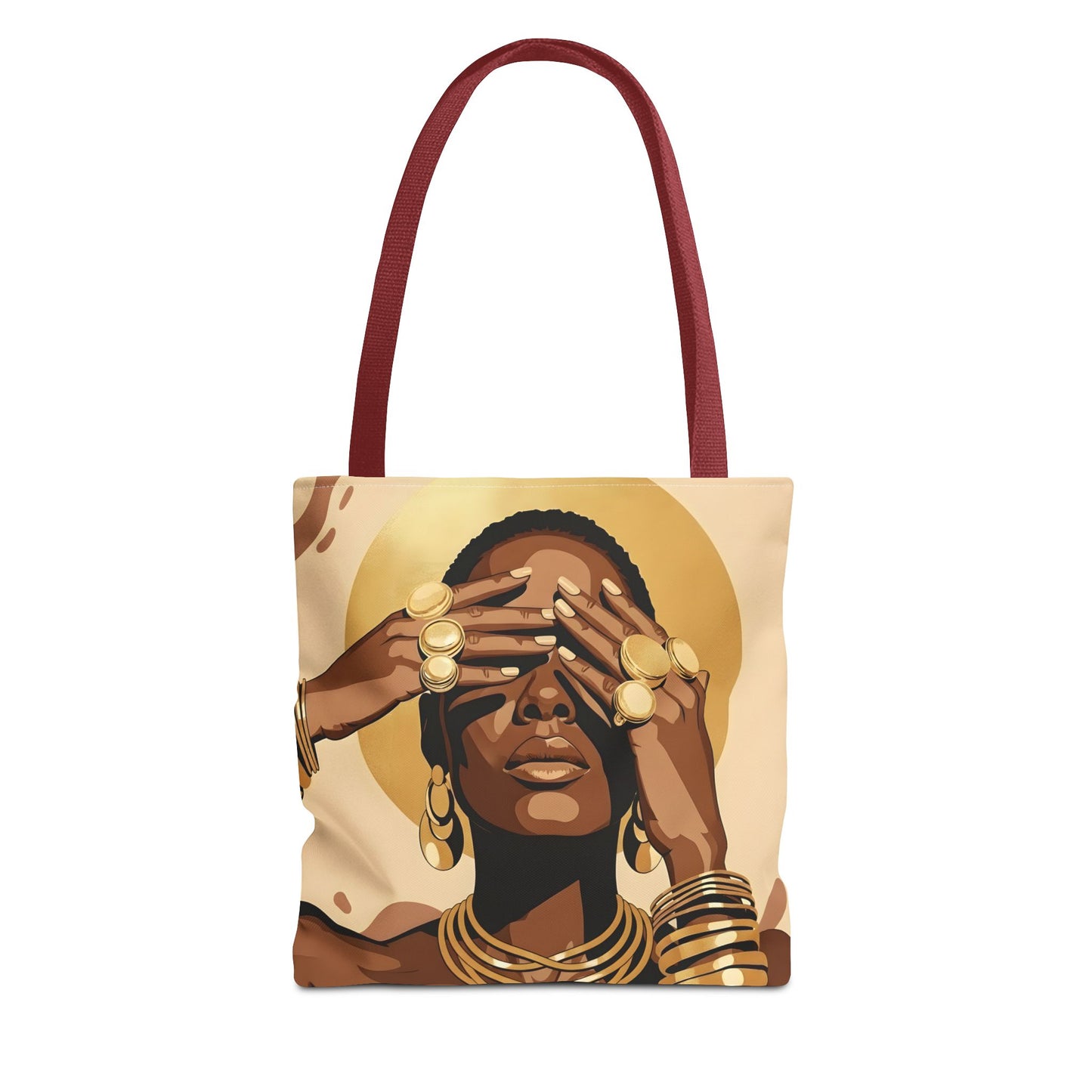 Gilded Goddess Tote Bag