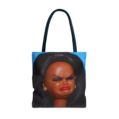 Black Barb Doll Meme Tote Bag