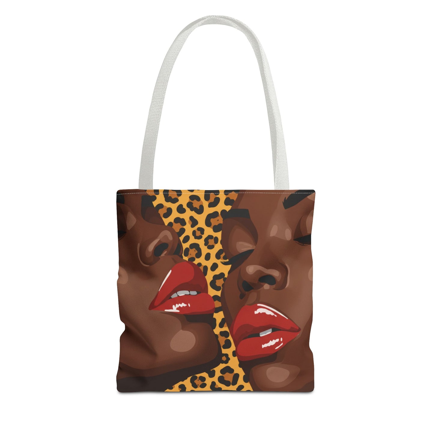 Luxe Leopard Print Tote Bag