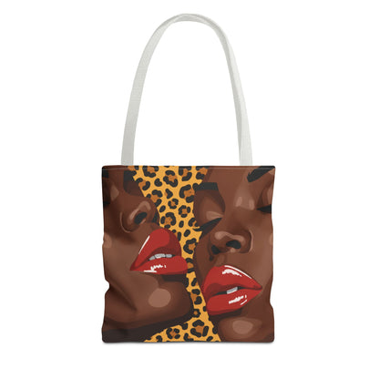 Luxe Leopard Print Tote Bag