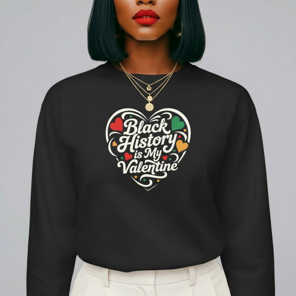 Black History is My Valentine Sweatshirt